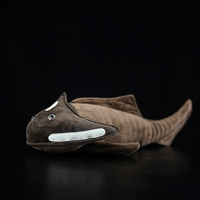 Peluche de Pescado Ostracodóndromo Personalizado, Juguete de Peluche de Animal Marino, Muñeco Adorable para Exhibición en Museo Prehistórico, Fabricación OEM ODM