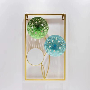 Décoration murale d'art en fer magnifique et élégant personnalisé pour chambre à coucher transfrontalière salon ornement de luxe nordique - Product Image 2