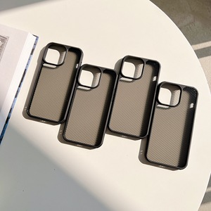 เคสโทรศัพท์ทำจากคาร์บอนไฟเบอร์ aramid Slim DRY Hard PC เคสโทรศัพท์คาร์บอนไฟเบอร์เรซินสำหรับ iPhone 12 13 14 15 16 PRO MAX - Product Image 1