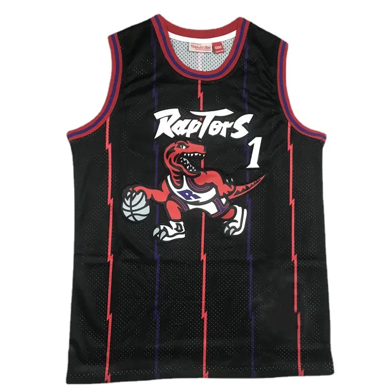 Maillot de basket-ball rétro XL 2XL 3XL en maille de sublimation vierge avec broderie sur mesure