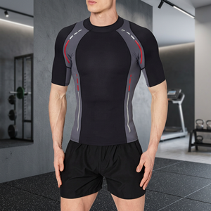 Hukangjie G4Free T-shirt de sport respirant à manches courtes en néoprène pour femmes adultes, protection solaire UPF 50+, séchage rapide, idéal pour l'extérieur, la gym et la randonnée - Product Image 3