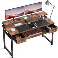 Matériau de couleur personnalisable avec plateau tiroir de rangement ordinateur bureau poste de travail