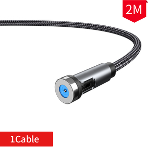 Newest USB <b>Cables</b> 540 Degree Rotating 3 In1 LED Light Mobile Phone Charger LED 3in1 Magnetic Charging <b>Cable</b> - Product Image 5