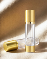 Flacon pompe à vide en acrylique sans air pour emballage de soins de la peau, 10ml, 15ml, 20ml, 30ml, 50ml, 100ml, 120ml, 180ml, 200ml