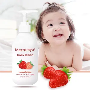 Crema y loción para bebé, crema y vegana loción orgánica de fresa para el cuidado corporal, OEM/ODM