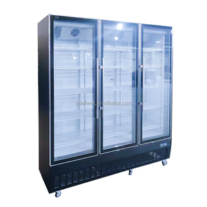 Réfrigérateur vertical de haute qualité à commande numérique pour supermarché, idéal pour boissons énergisantes et boissons gazeuses - Product Image 1