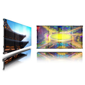 Full-color grille advertising <b>mesh</b> <b>screen</b>, transparent LED <b>screen</b>, indoor and outdoor glass transparent LED wall display <b>screens</b> - Product Image 1