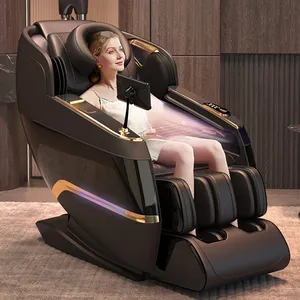 Atacado Confortável Elétrica AI Inteligente 4D Gravidade Zero Massagem Cadeira Com Full Body Airbags Envoltório Corpo Relaxamento Máquina