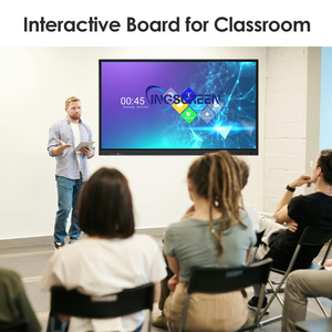 Ingscreen giá rẻ lớp học màn hình điện tử Trường kỹ thuật số phẳng bảng trắng thông minh Bảng trắng tương tác - Product Image 4