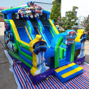 Château gonflable personnalisé <span class=keywords><strong>Pat</strong></span>' <span class=keywords><strong>Patrouille</strong></span> avec toboggan pour la location - Product Image 4