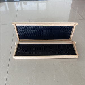 New Beekeeping Pine Wood Assembled With <b>Plastic</b> Foundation <b>Sheet</b> Beehive Frame - Product Image 2