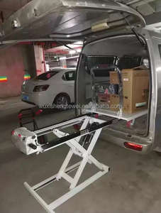 Heavy Duty <span class=keywords><strong>300Kg</strong></span> 400Kg Cargo Hydraulique Électrique Plate-Forme Élévatrice À Ciseaux <span class=keywords><strong>Table</strong></span> Chariot À Main Chariots Chariot À Plat - Product Image 5