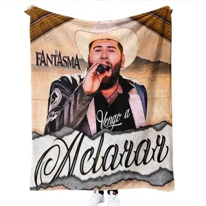 Venta caliente <span class=keywords><strong>Karol</strong></span> <span class=keywords><strong>G</strong></span> Manta Personalizada Súper Suave Poliéster Carin Leon Franela Manta de lana Mantas de cuatro estaciones - Product Image 1