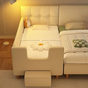 Design semplice letto per bambini con Guardrail piccoli e grandi letti personalizzabili per neonati e bambini per soggiorno e scuola - Product Image 4