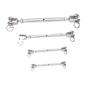 304/316 Stainless Steel Turnbuckle Galvanized Rigging With European Jaw-jaw Close Body Turnbuckles