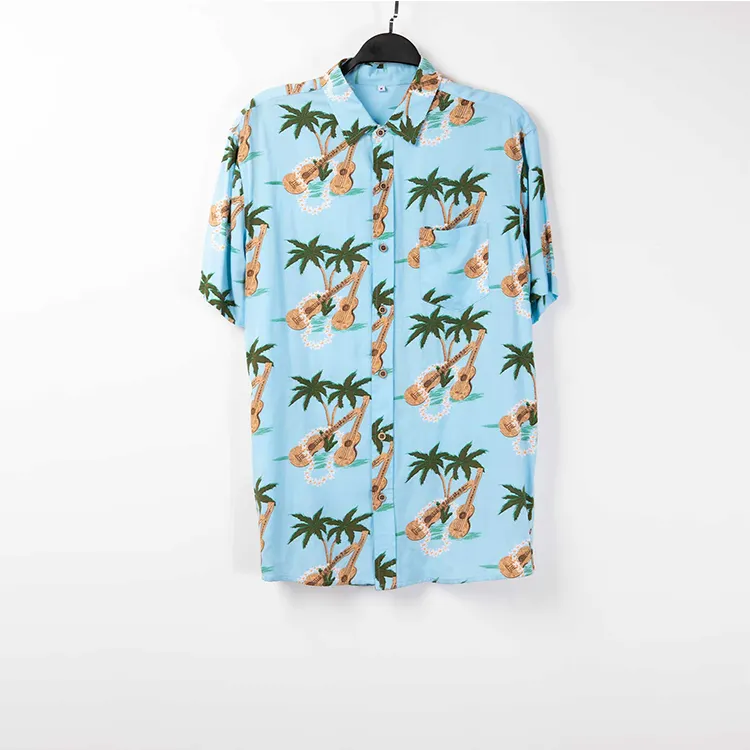 Vacation Men Beach Wear Pattern Color Size All Can Be Customized Beach Shirts