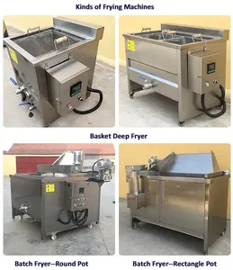 CE Automatic Potato Chips Snack Batch Fryer Machine Banana Chips Batch Frying Machine Line