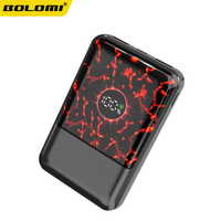 BOLOMI Private Mold PB-XK01 22.5W 10000mAh Power Bank Layar Dinamis Pola Gunung Berapi atau Petir Tampilan Digital