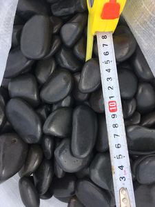 Paesaggio naturale comune alto lucido bianco bianco decorativo ciottolo fiume pietra di roccia per giardini - Product Image 6