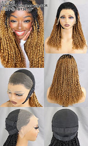 วิกผมหยิกมนุษย์แบบอิตาลีผมปลอมแบบไม่ใช้กาว13X4 - Product Image 6