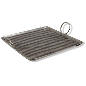 Plateau décoratif en acier inoxydable pour les centres de Table, plateau en Aluminium pour salade et Fruits et aliments - Product Image 6