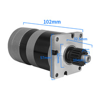 Moteur CC sans balais haute puissance RB 57 mm pour drone, kit CC sans balais à couple élevé 1100 mN.m, moteur CC 12 V 24 V