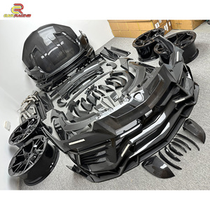 Kit carrosserie complet en fibre de carbone pour <span class=keywords><strong>Lambo</strong></span> URUS, dernière génération Mansori Gen 3, avec roues, pare-chocs, capot, ailes, échappement - Product Image 2