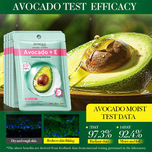 Masque facial en feuille d'extrait de plantes naturelles ODM OEM, masque facial en feuille de fleurs biologique à la camomille et au camélia, hydratant, blanchissant, soin de la peau, format familial jumbo - Product Image 2