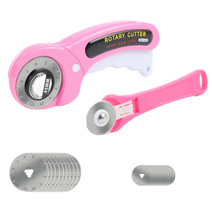 Cortador Rotatorio de Cuero Industrial Azul JIETIAN de 45 mm - Cuchilla Afilada con Bloqueo de Seguridad, Precisión para Manualidades y Costura, Agarre Antideslizante, OEM China - Product Image 3