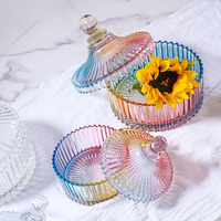 Vente en gros de verrerie Fashion Factory, personnalisable : Pot à bonbons 100 ml de qualité alimentaire, Vaisselle, Pot de rangement pour chocolat et cuisine, Pot à bougies avec couvercle