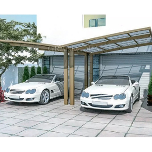 En plein air Abri Auvent Usine <span class=keywords><strong>Prix</strong></span> Polycarbonate UV Protection Auvent En Aluminium Garage Double Carports - Product Image 3