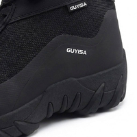 Chaussures de sécurité GUYISA, bottes de travail Flyknit, embout en acier, antidérapantes, anti-perforation, légères, toutes saisons