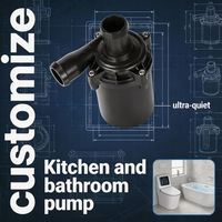 Mini pompe à eau sans balais 12V DC à faible pression et haut débit, OEM pour toilettes intelligentes et éviers de cuisine