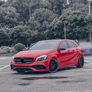 Les accessoires automatiques de <span class=keywords><strong>prix</strong></span> usine incluent le pare-chocs de voiture de jupe latérale de tuyau d'échappement de calandre pour la mise à niveau de la classe A W176 au style d'A45 <span class=keywords><strong>AMG</strong></span> - Product Image 3