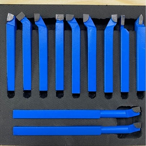 Jeu de 11 fraises de tournage à plaquettes carbure brasées DIN ISO, outils de soudage 8x8mm 10x10mm 12x12mm <span class=keywords><strong>pour</strong></span> mini <span class=keywords><strong>tour</strong></span> - Product Image 2