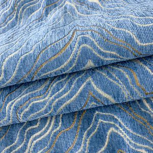 Chenille <b>Fabric</b> Abstract Geometric Pattern 118 Cm Width Brushed Sueded Sofa Cover Medium <b>Weight</b> Woven Jacquard Style - Product Image 3