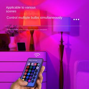 Lâmpadas LED Inteligentes Mais Vendidas para Eletrodomésticos Inteligentes Lâmpadas Globo RGB 9W Luzes Ambientais que Mudam de Cor para o Lar - Product Image 2