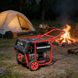 Générateur d'essence portable monophasé Knight Series 3,5 kW 220 V CA, grand réservoir de carburant, garantie extra longue pour une utilisation à domicile et en <span class=keywords><strong>camping</strong></span> - Product Image 2