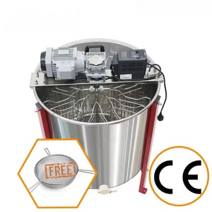 Extractor de Miel Eléctrico de 12 Cuadros, Equipo Automático de Procesamiento de Miel Motorizado de Acero Inoxidable - Product Image 4