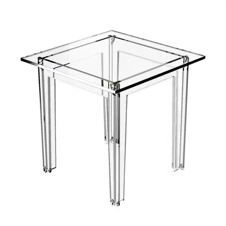 Transparent acrylic side table plexiglass side table sofa side table living room bedroom can be customized