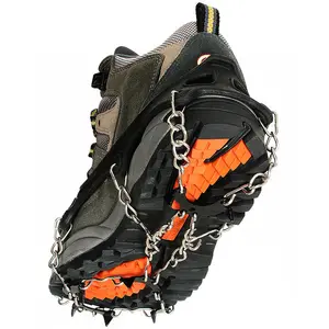 2024 Ice Snow Grip Chanclos antideslizantes Zapatos de nieve Tacos de hielo Crampones de hielo Pinzas Zapatos Tacos de nieve