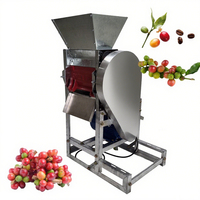 Machine à pulper les grains de café frais à haute efficacité, machine à décortiquer les fruits de café frais, machine à décortiquer les grains de café secs