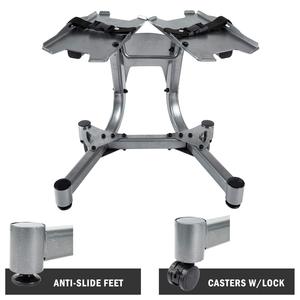 Dumbbell <strong>Stand</strong> 330LBS Adjustable Dumbbell <strong>Stand</strong> Rack Metal Dumbbell Holder <strong>Weight</strong> Rack Storage <strong>Stand</strong> W/Wheels <strong>for</strong> Gym - Product Image 3