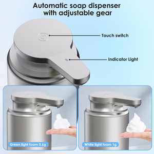 Distributeur automatique de savon pour cuisine, distributeur électrique de savon pour les mains, brosse de nettoyage de la vaisselle, distributeur de savon commercial - Product Image 4