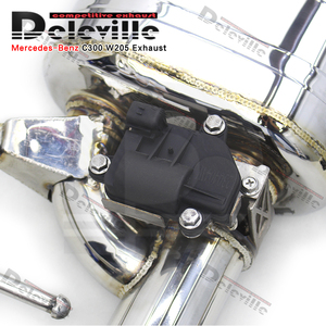 Выхлопная труба Catback из нержавеющей стали для Mercedes-Benz C200, C250, C300, W205, 2015-2021, выхлопной глушитель для гоночных автомобилей, выхлопная система - Product Image 5