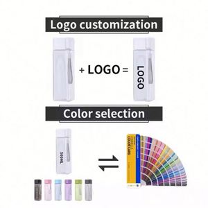 Botella de Agua Cuadrada Portátil de 500 ml con Logotipo Personalizado, de Plástico, Ideal para la Escuela y Deportes - Product Image 4