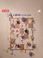 Nouveauté POPMART : Boîte mystère de pendentifs lettres en PVC de la série Heart Code, avec personnages de Frozen LABUBU