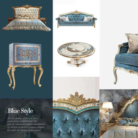 Lit double de luxe antique européen, style princesse américaine, en bois massif sculpté, haut de gamme, taille California King, mobilier de maison