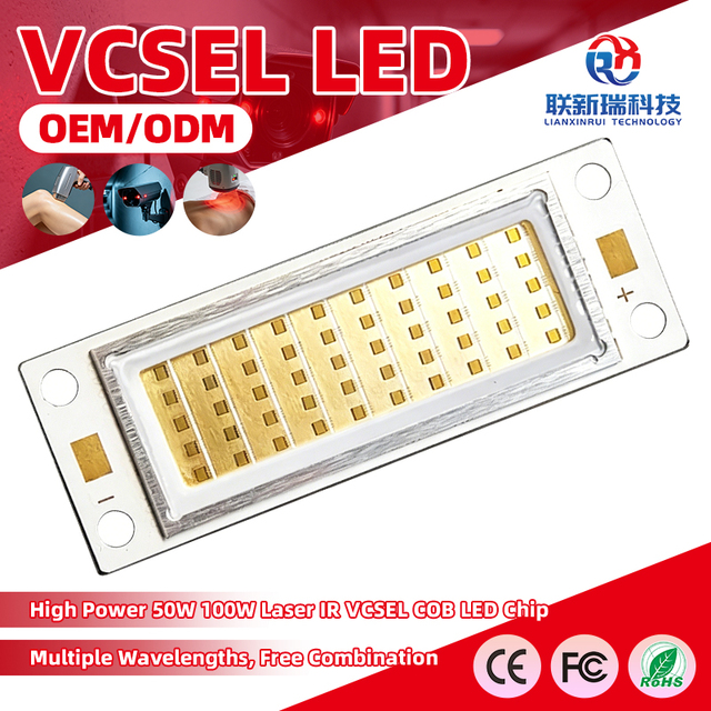 High Power 50W 100W 808nm Laser VCSEL IR LED Chip Infrared LED Chip for Laser Hair Removal