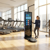 LEKA HW-T60 Produk Terbaru Alat Analisa Tubuh LCD Baja Akurat Tinggi untuk Tes Lutut Tinggi bagi Gym, Klinik, dan Komunitas